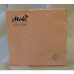 szalvéta 33*33, 3 rétegű púderrózsaszín (20 db)