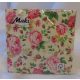 szalvéta vintage rózsás (33*33 )-20 db