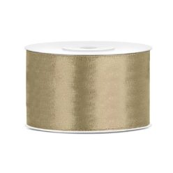 5 cm-s szatén szalag (25 m) cappuccino (033j)