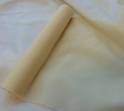 Selyem dekoranyag asztali futó krém-1071 (25 cm * 10 m)
