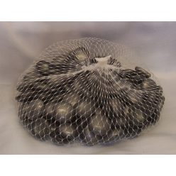 grafitszürke dekorkő,dekorkavics (kb.100 db-os), 2 cm