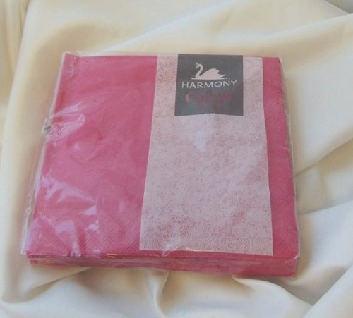 33*33 szalvéta, 3 rétegű (20 db/cs) s.rózsaszín