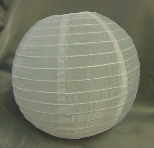 Organza lampion fehér (20 cm)