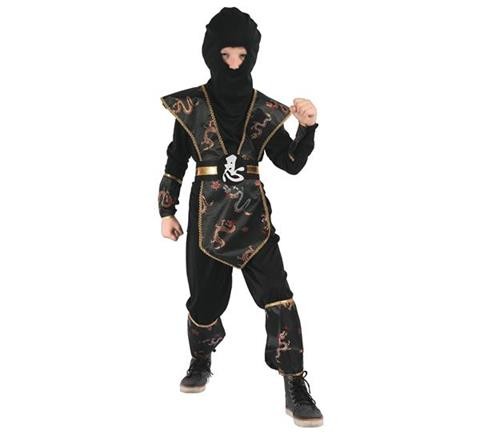 Ninja farsangi jelmez különleges fekete több méretben(16057, 16058)