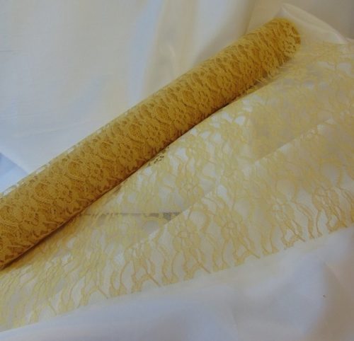 Csipke dekoranyag arany(50 cm * 4,5 m)