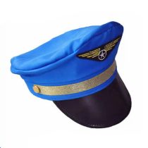 Pilóta sapka kék (felnőtt méret)
