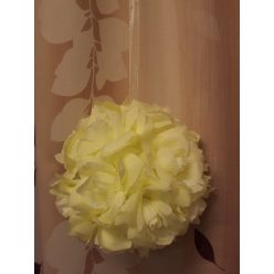 rózsagömb óriás szatén krém (35 cm)
