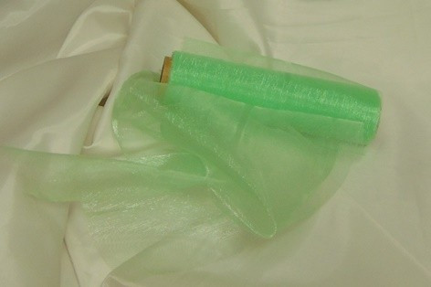organza (36 cm * 9 m) mentazöld 103j