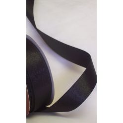 5 cm-s szatén szalag (25 m) fekete