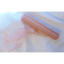rózsakvarc 23,5 cm * 10 m organza-612