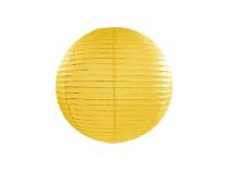 sárga papír lampion gömb 20 cm-es (084)