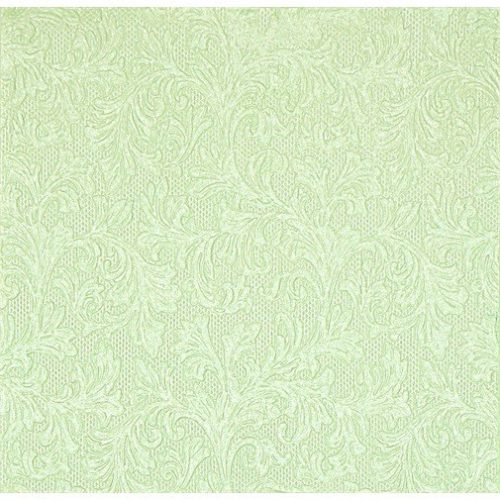 v.zöld dombornyomott szalvéta 33x33 (16 db)-74405