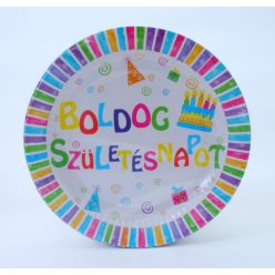 Boldog Születésnapot ! tányér 23 cm (6 db)