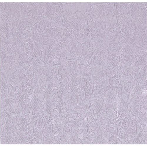 lila dombornyomott szalvéta, fényes, 33x33 (16 db)-74399