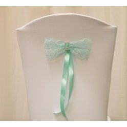 székhuzat dísz csipke, menta ( 20*30 cm)