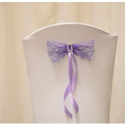 székhuzat dísz csipke, lila ( 20*30 cm) 