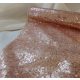 Flitteres dekoranyag (25 cm * 3 m), rosegold-1705