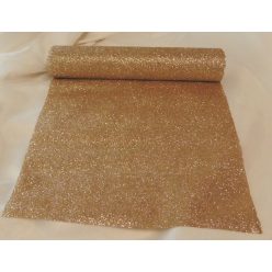 glitteres dekoranyag (28 cm * 5 m), arany-014
