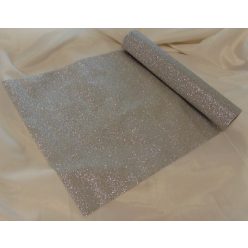 glitteres dekoranyag (28 cm * 5 m), ezüst-102