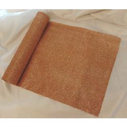 glitteres dekoranyag (28 cm * 5 m), bronz-1702