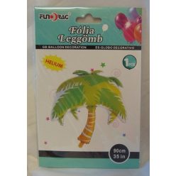 Pálmafa óriás fólia lufi (90 cm)