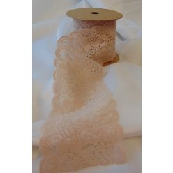 csipke szalag, púderbézs (8 cm*5 m)