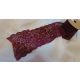 csipke szalag, bordó (8 cm*5 m) 