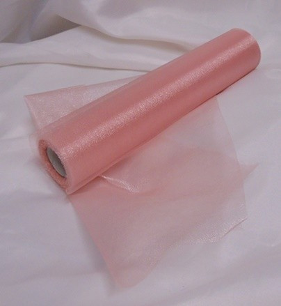 púderrózsaszín 23,5 cm * 10 m organza (693)