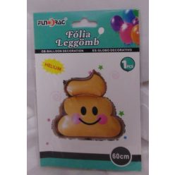 Emoji Kaki fólia lufi (60 cm)