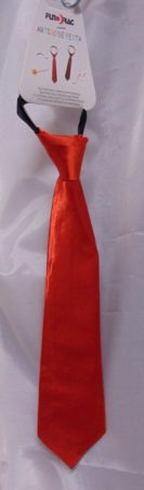 piros, selyem nyakkendő