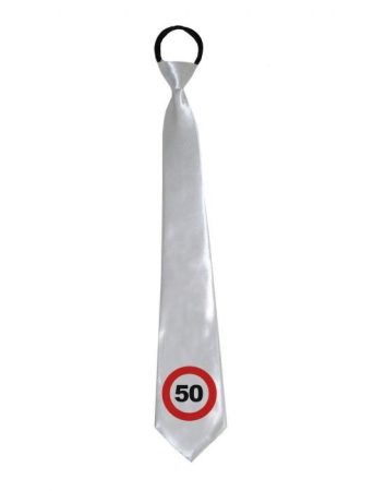 nyakkendő közlekedési táblás 50.