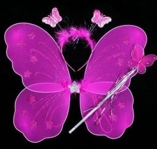 pillangó szett 3 részes (48*40 cm) pink