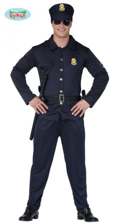 rendőr férfi jelmez (52-54 méret)-80180