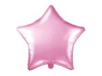 Csillag fólia lufi rózsaszín (45 cm)