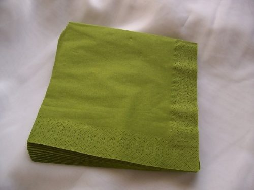 desszert szalvéta (20 db/cs) mohazöld, 2 rétegű-02336