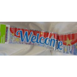 Welcome home fólia felirat, 3,6 m