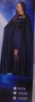 Fekete, kapucnis köpeny (145 cm)-nylon jersey