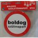 Boldog születésnapot ! függődísz (6 db-s)-602180