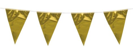 zászlógirland arany (10 m)