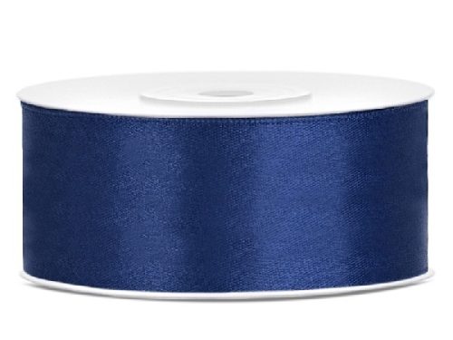 szatén szalag sötétkék (654)-(2 cm * 22 m)