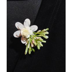 Vintage esküvői kitűző 2. 