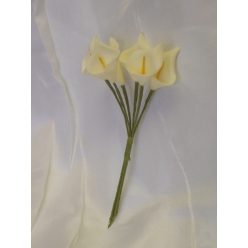 Kála csokor (polifoam).12 szálas, 18 cm