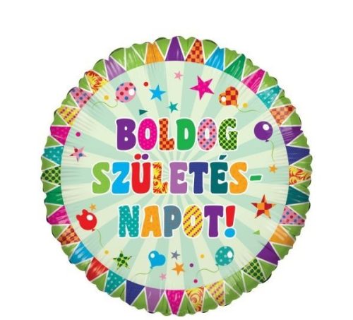 Boldog születésnapot ! fólia lufi (45 cm)-70879