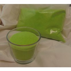 dekorhomok világoszöld-46- (400 gr.)- finomszemű