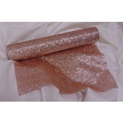 glitteres dekoranyag (28 cm * 5 m), rosegold 1705
