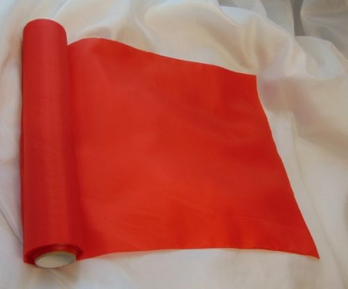 dekorselyem asztali futó piros - 001 (25 cm * 10 m)