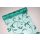 mentazöld alapon csillámos inda mintás organza(24 cm * 5 m)-747 