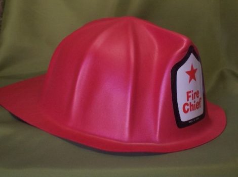 Tűzoltó kalap polyfoam-E-52077(gyerek méret)