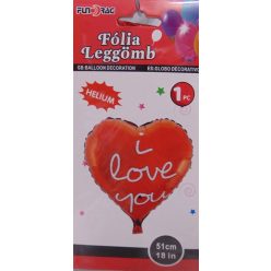 fólia lufi I love You !-51 cm-s (219232)
