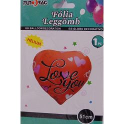 fólia lufi I love You !-51 cm-s (610737)